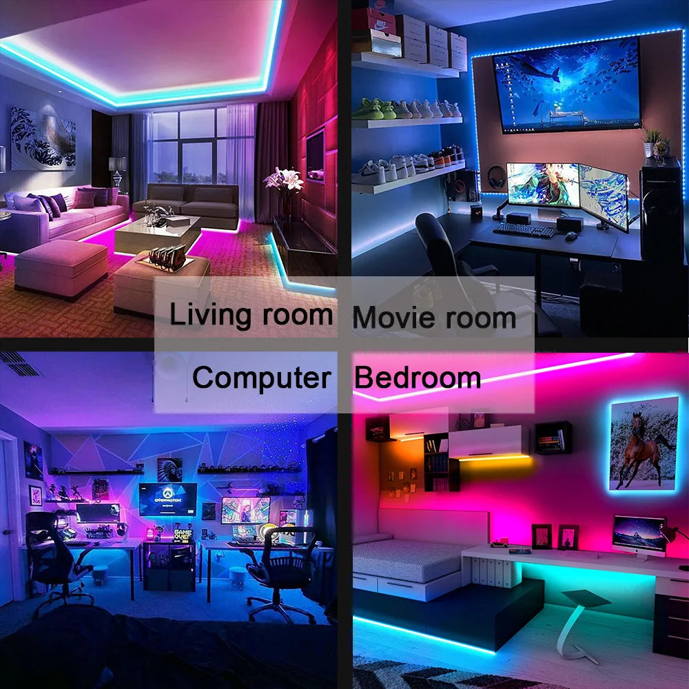 Bandă LED flexibilă Bluetooth USB, 5050 SMD, 5V