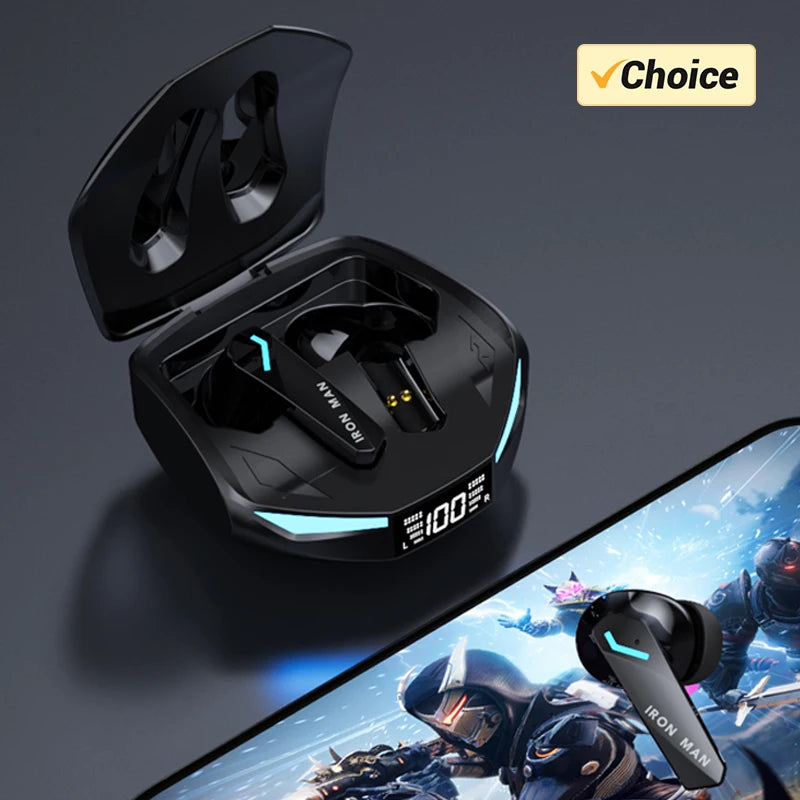 Căști Lenovo GM2 Pro Gaming, Bluetooth 5.3, sport, cu microfon, HD, cu reducere a zgomotului