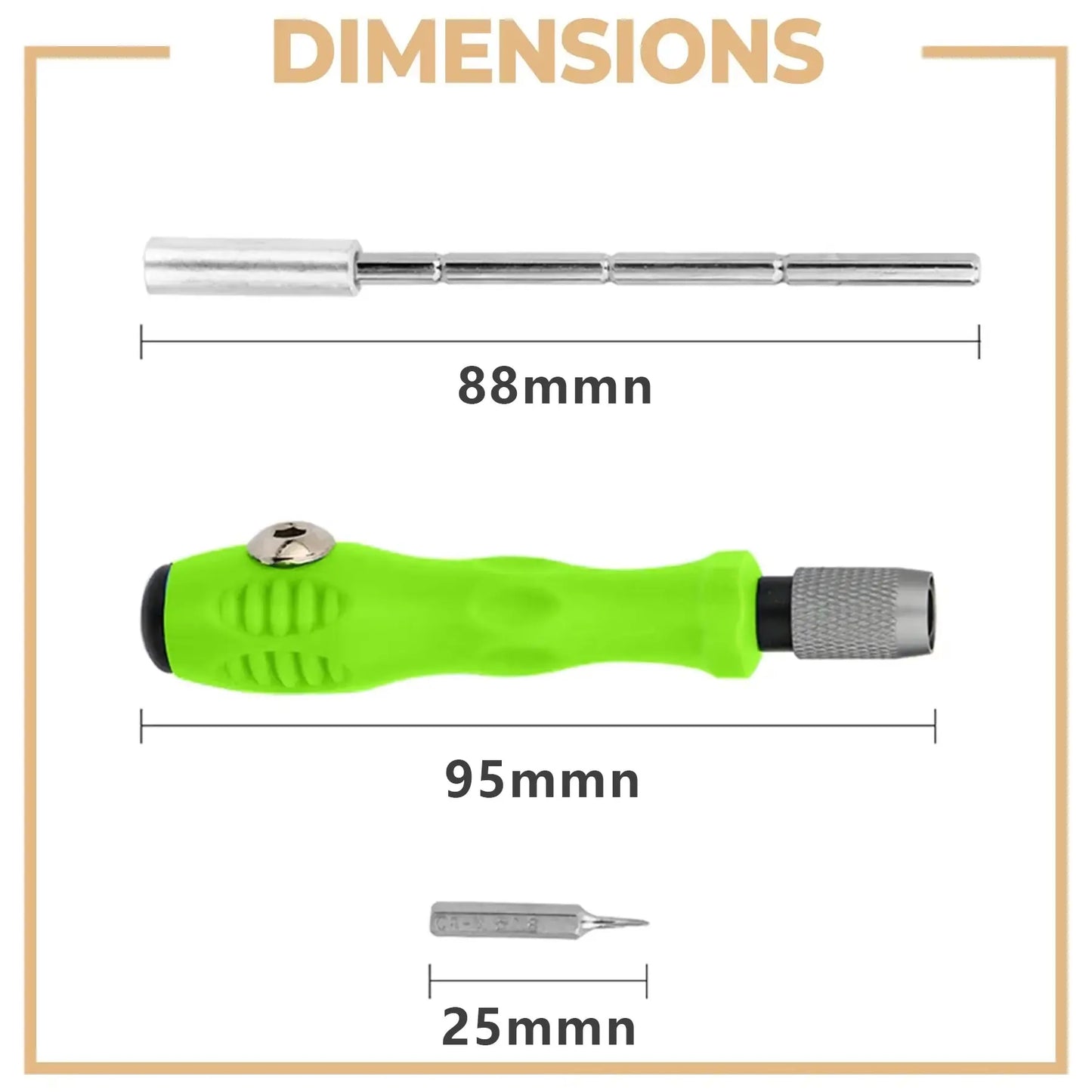 Mini set de șurubelnițe de precizie 32-în-1, biți Phillips magnetici, ideal pentru ochelari, ceas, telefon, PC