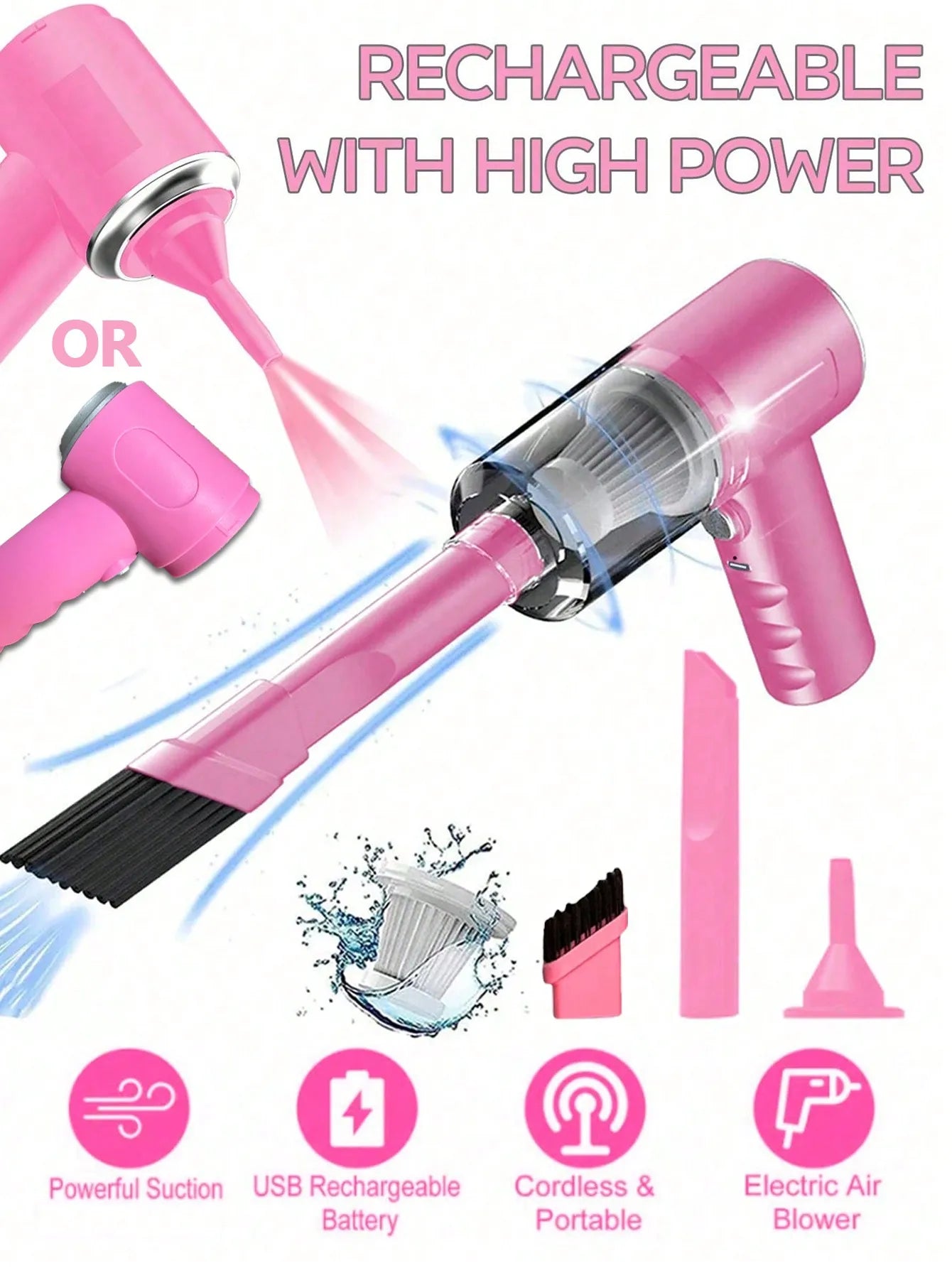 Aspirator 3 in 1 + functia de suflare