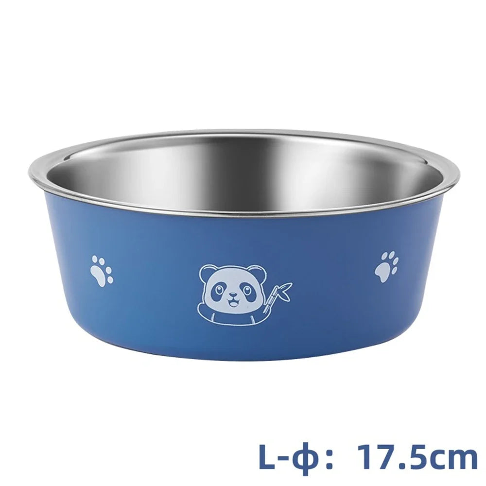 Bol anti-alunecare din oțel inoxidabil pentru animale de companie