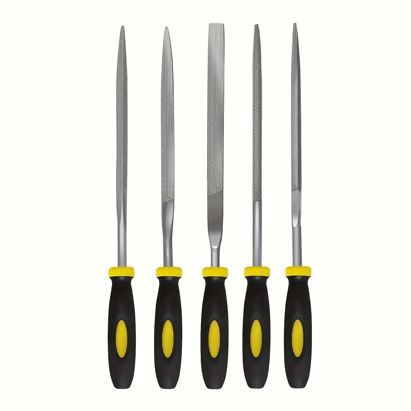 Set pile din oțel cu conținut ridicat de carbon cu mânere ergonomice antiderapante