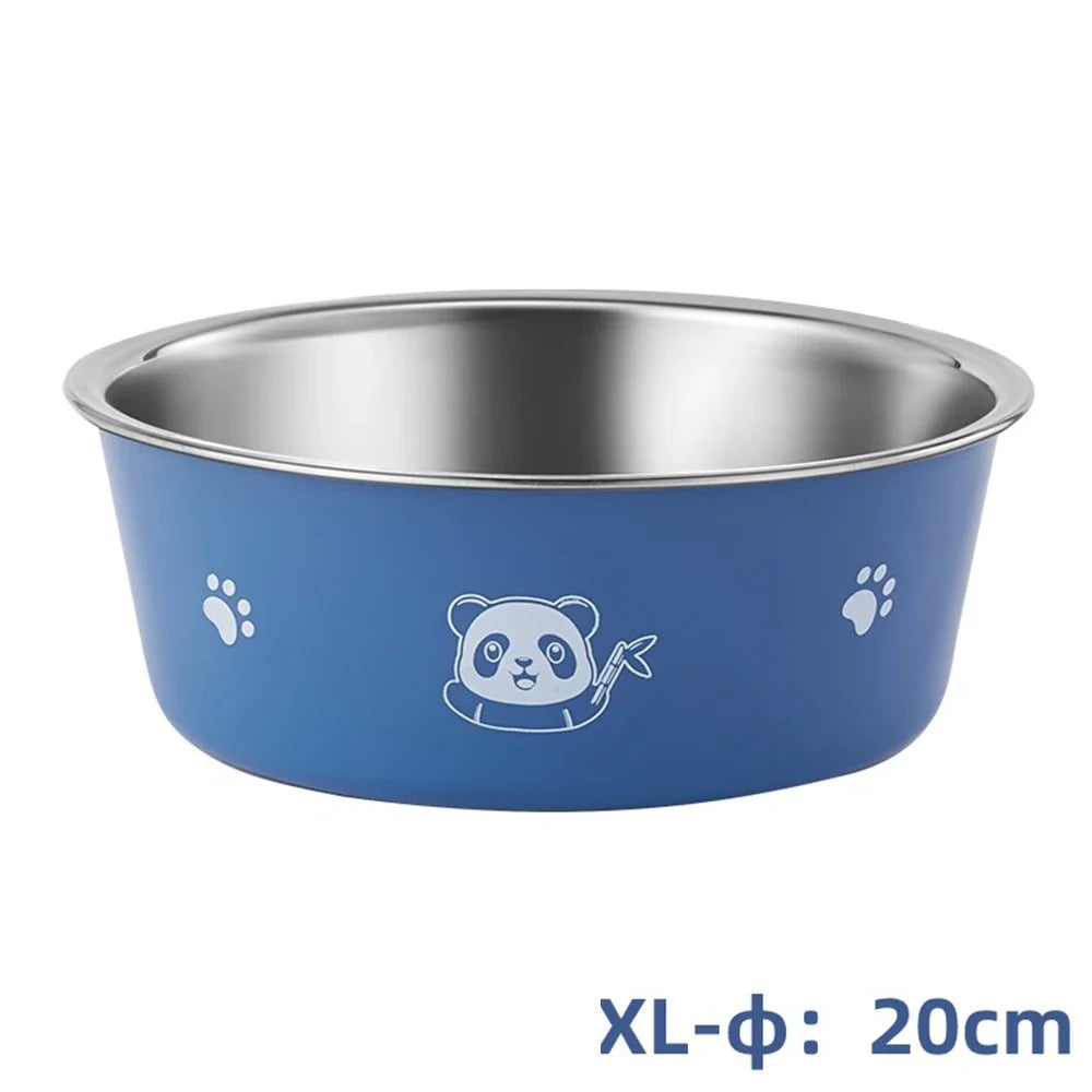 Bol anti-alunecare din oțel inoxidabil pentru animale de companie