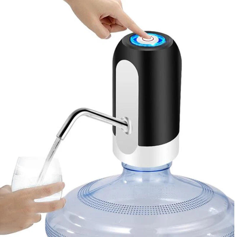 Dispenser automat de apă îmbuteliată cu pompă wireless electrică, reîncărcabilă prin USB