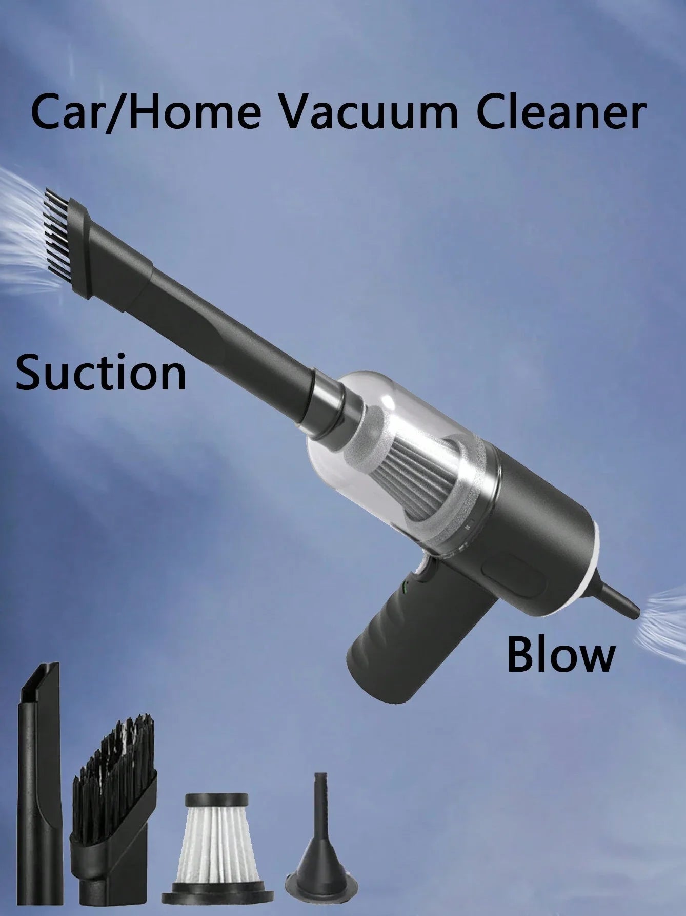 Aspirator 3 in 1 + functia de suflare