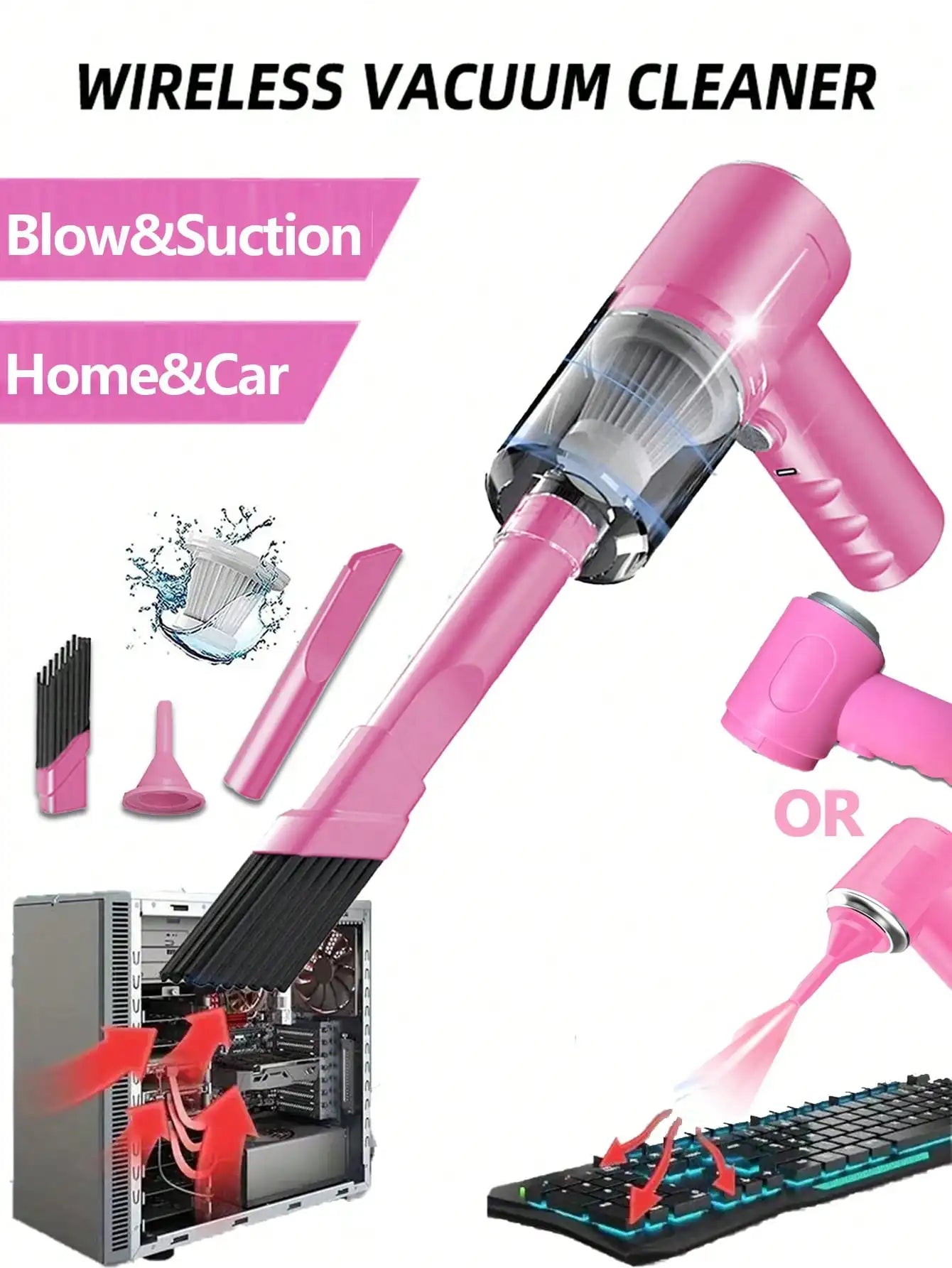 Aspirator 3 in 1 + functia de suflare
