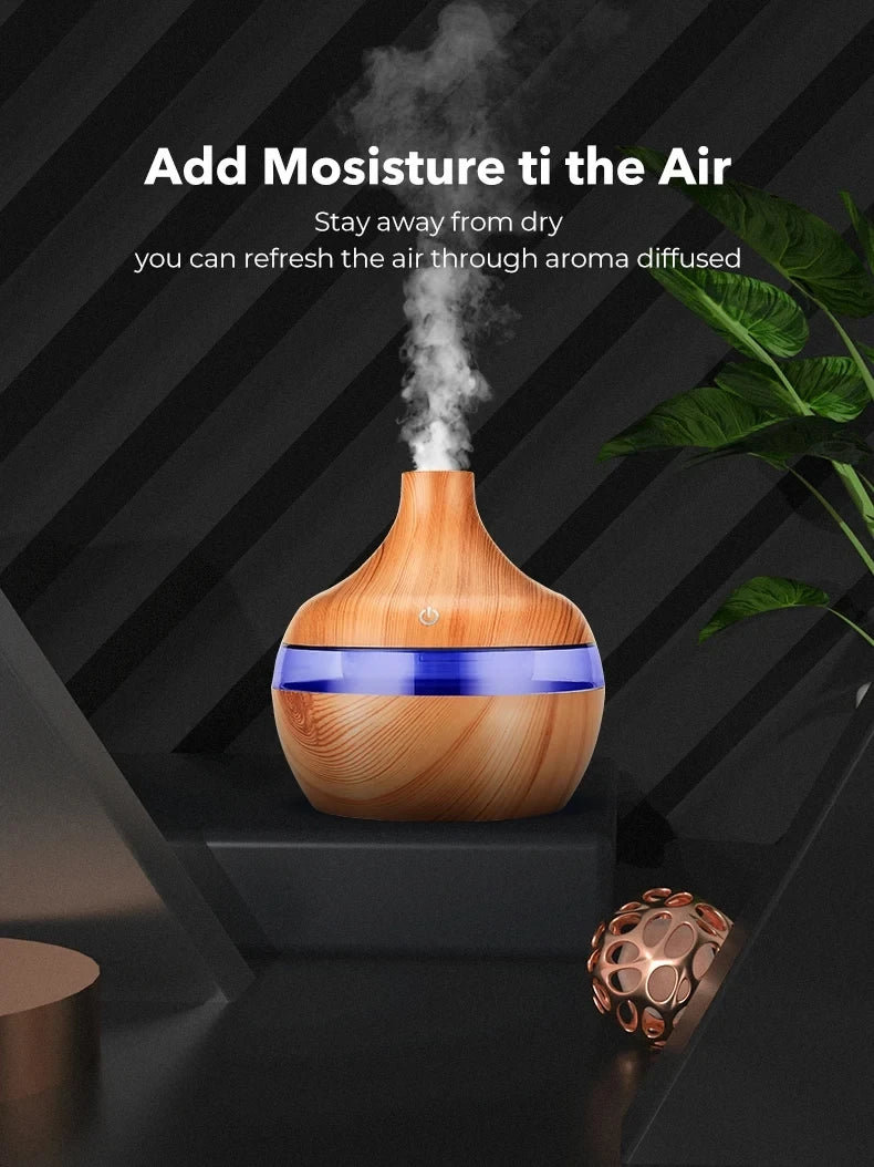 Umidificator electric cu diferite arome