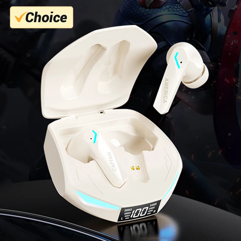 Căști Lenovo GM2 Pro Gaming, Bluetooth 5.3, sport, cu microfon, HD, cu reducere a zgomotului
