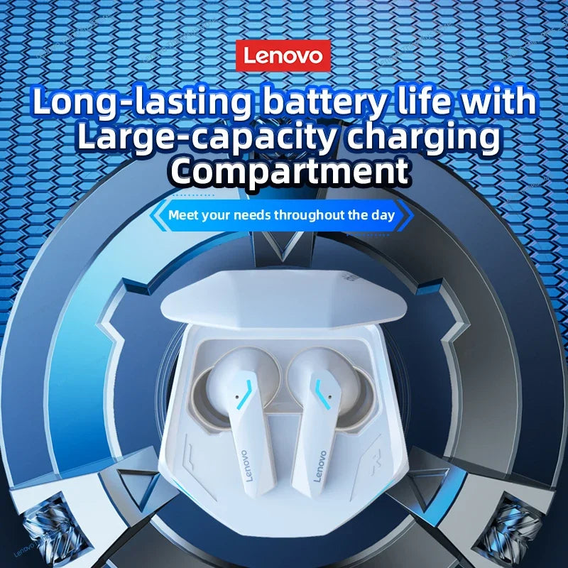 Căști Lenovo GM2 Pro Gaming, Bluetooth 5.3, sport, cu microfon, HD, cu reducere a zgomotului