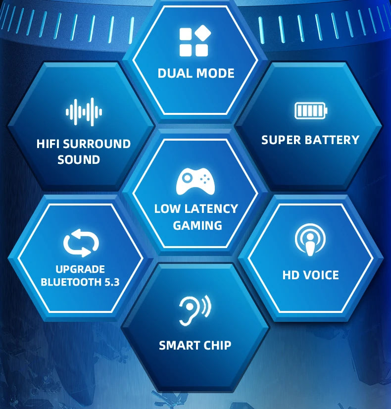Căști Lenovo GM2 Pro Gaming, Bluetooth 5.3, sport, cu microfon, HD, cu reducere a zgomotului