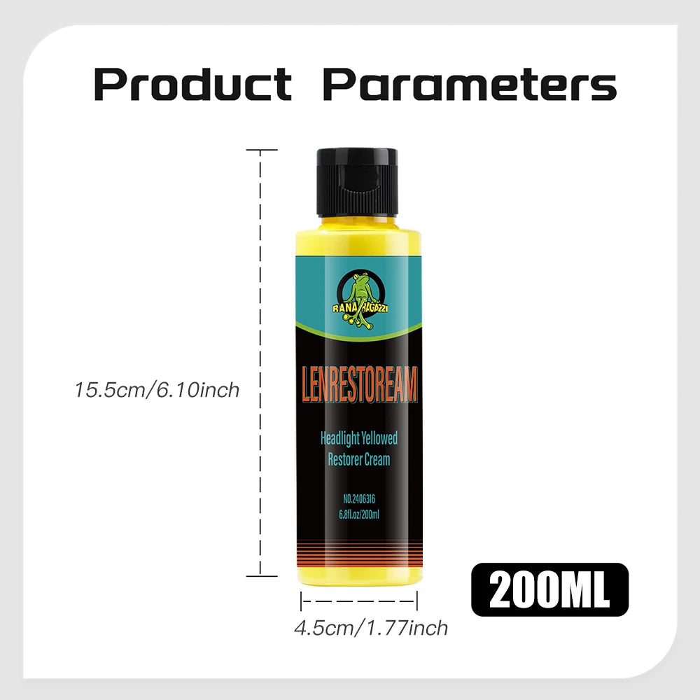Solutie polish faruri cu polimer