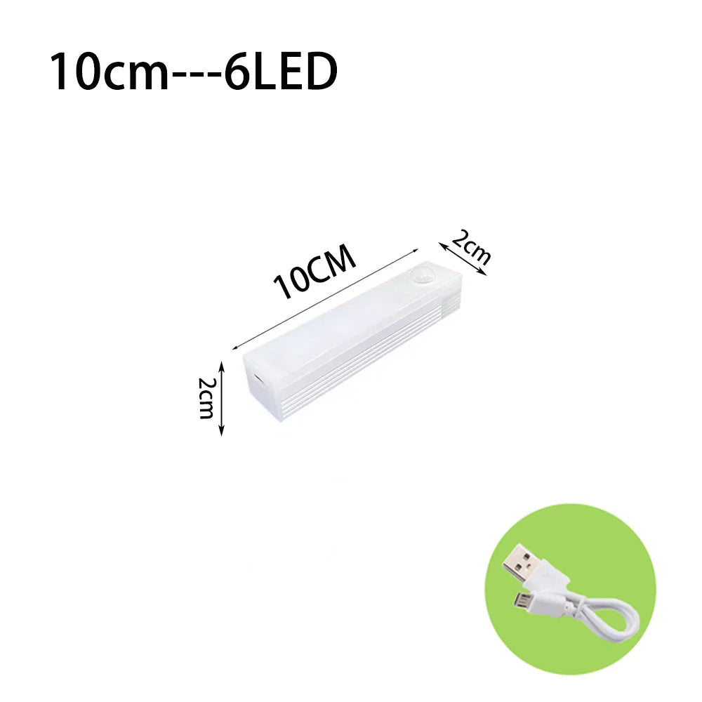 Lampă de noapte LED cu senzor de mișcare, fără fir, tip C, reîncărcabilă, usor de atasat pe orice suprafata