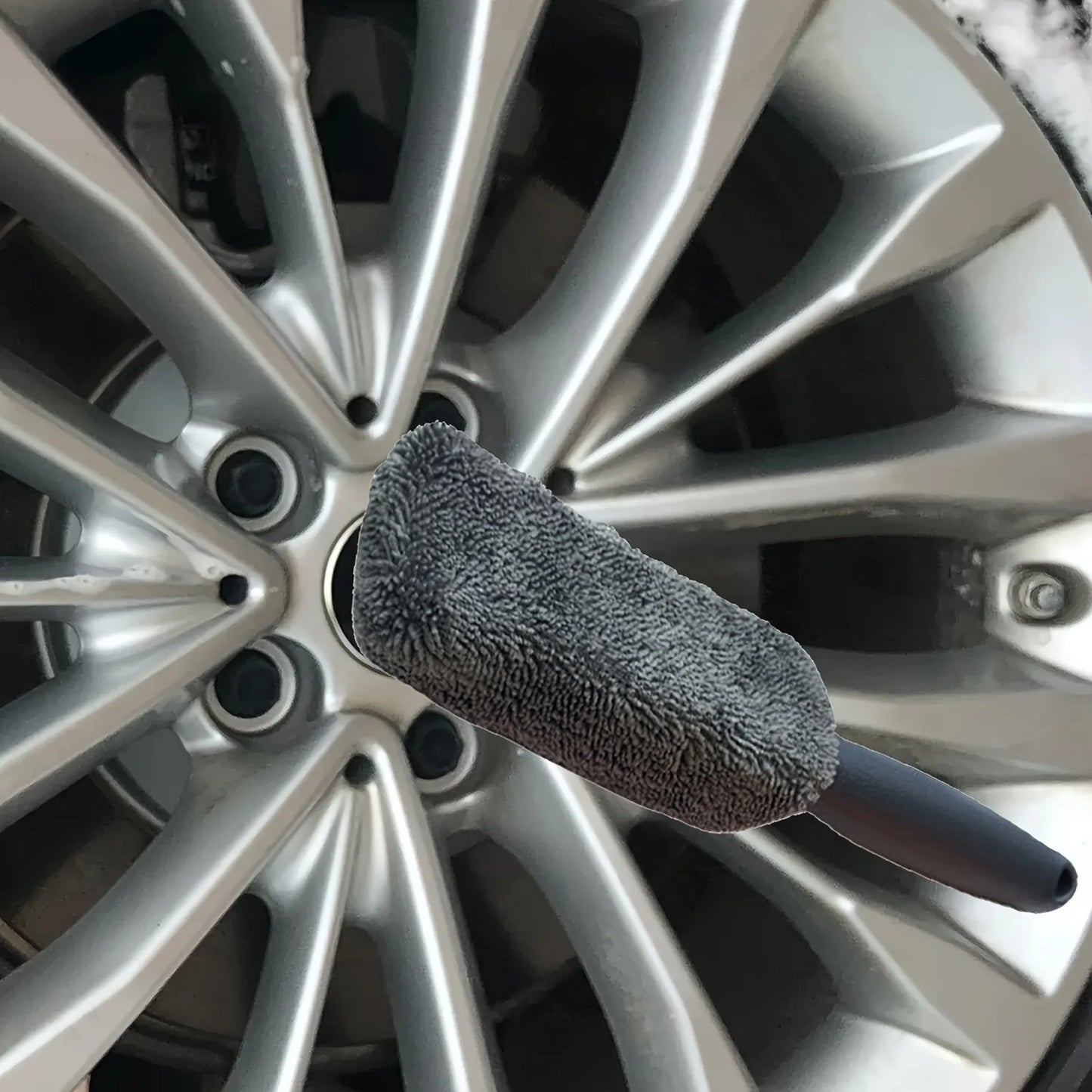 Perie auto din microfibră pentru jante