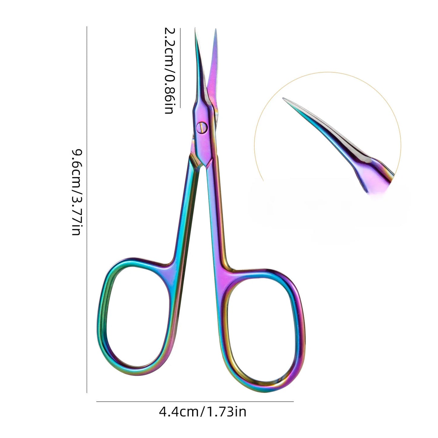 Foarfece pentru cuticule extra fine, pentru manichiură și pedichiură