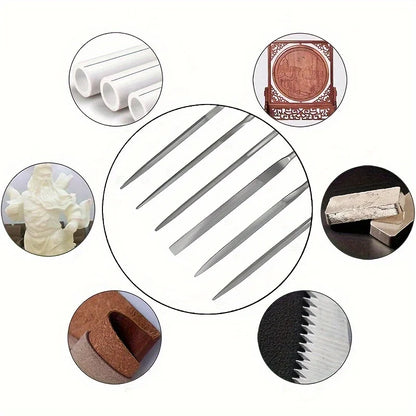 Set pile din oțel cu conținut ridicat de carbon cu mânere ergonomice antiderapante
