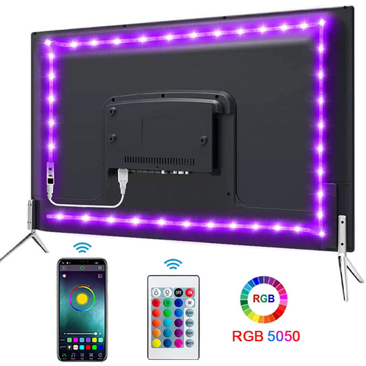 Bandă LED flexibilă Bluetooth USB, 5050 SMD, 5V