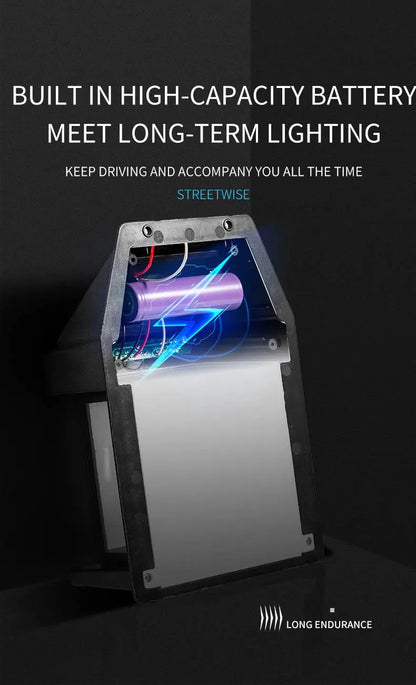 Lampa solara impermeabila, fixare pe perete / gard