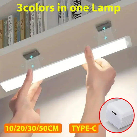 Lampă de noapte LED cu senzor de mișcare, fără fir, tip C, reîncărcabilă, usor de atasat pe orice suprafata