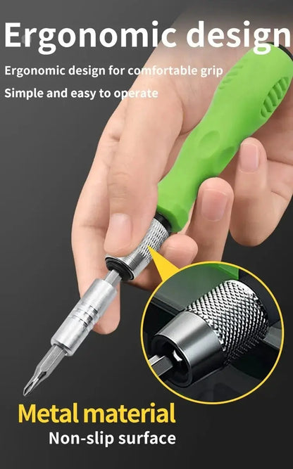 Mini set de șurubelnițe de precizie 32-în-1, biți Phillips magnetici, ideal pentru ochelari, ceas, telefon, PC