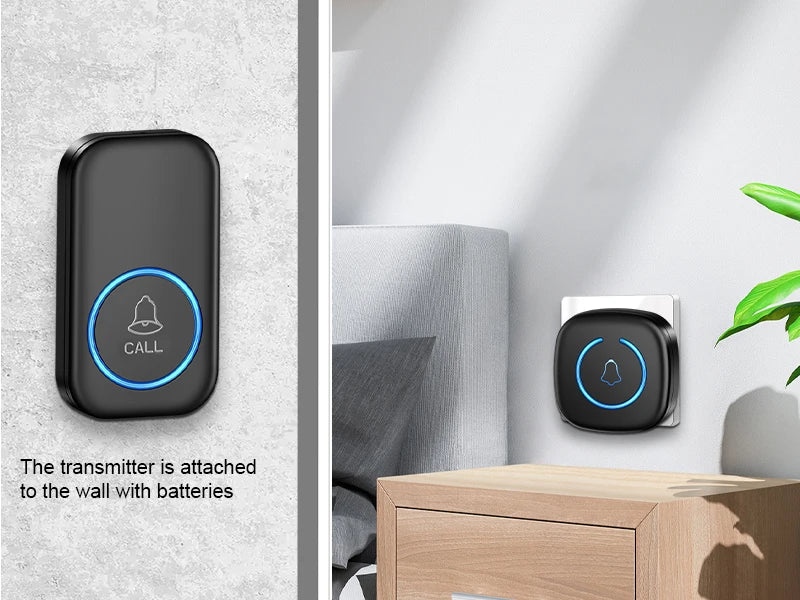 Sonerie wireless inteligentă cu telecomandă, 60 de melodii